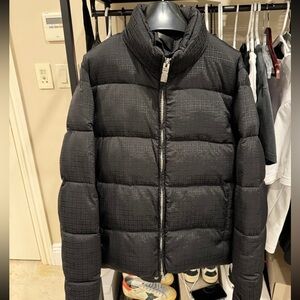 Givenchy Embossed Black Puffer Jacket